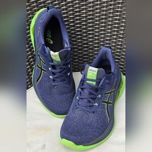 ASICS Mens Gel Kinsei Max Thunder Blue Electric Lime - 1011B696-401 Size 10.5